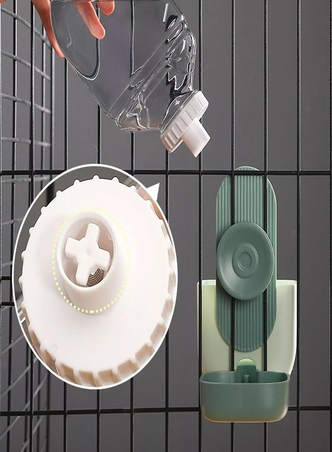 Evona Hanging Automatic Water Dispenser for Cat Rabbit Puppy, Small Animal Hanging Water Dispenser, Pet Water Fountain, Automatic Pet Water Dispenser for Cage Small Animal Rabbit Pig (Green, Medium) - Image 5